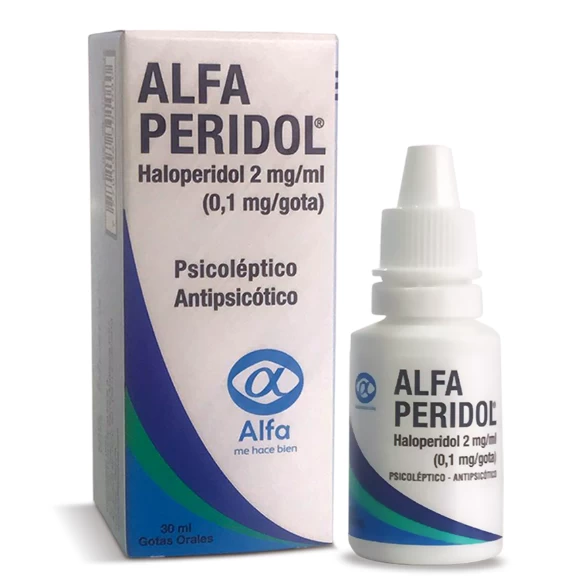 ALFA PERIDOL ( HALOPERIDOL 2MG/ML 0.1 MG/GOTA) X 30 ML