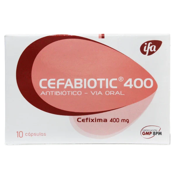 CEFABIOTIC 400 MG X 10 CEFIXIMA