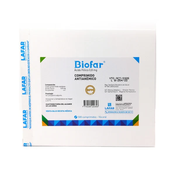 BIOFAR 800 MG. X 100 COMP