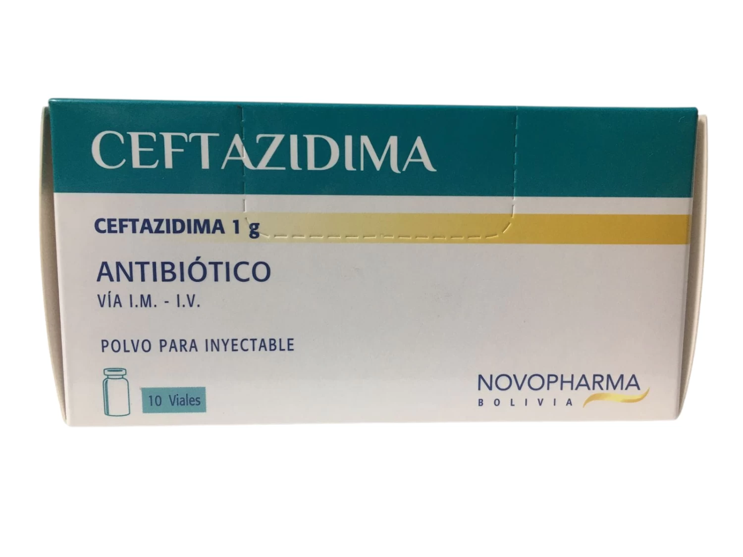 CEFTAZIDIMA 1 GRS X 10 VIALES (IM-IV)