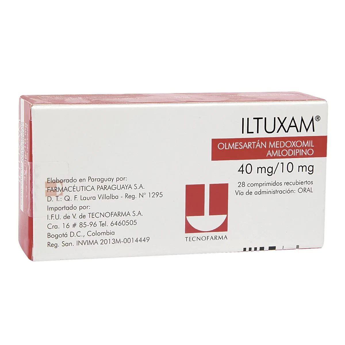 ILTUXAM 40 MG/10 X28comp. OLMESARTAN+ AMLODIPINO