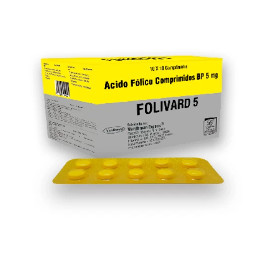 ACIDO FOLICO 5 MG X 100 (FOLIVARD)