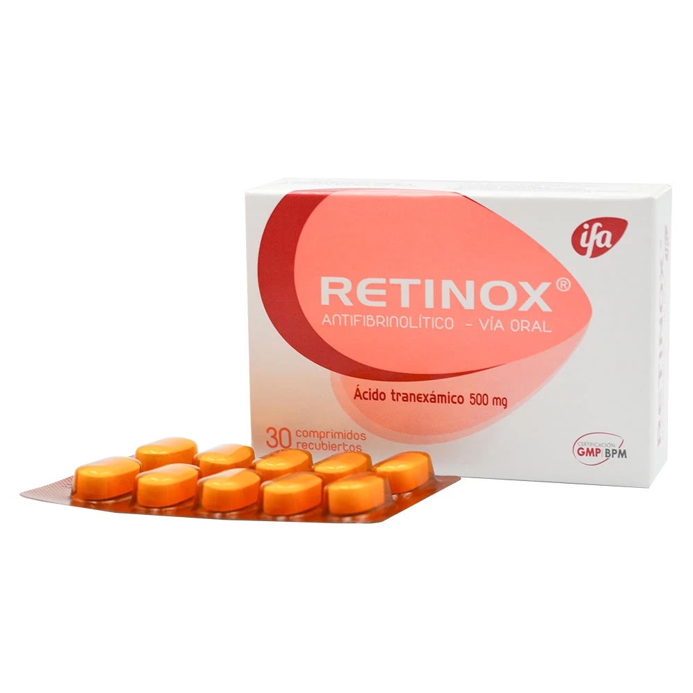 RETINOX ( ACIDO TRANEXAMICO 500 MG) 30comp