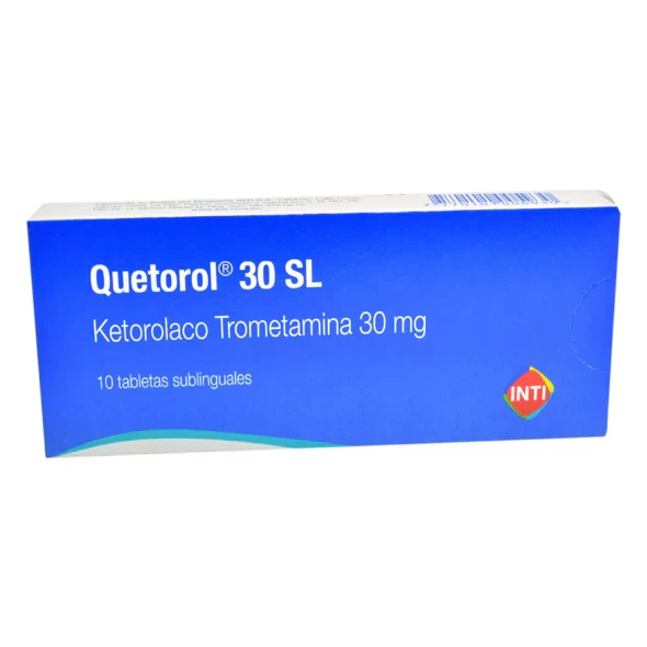 QUETOROL 30mg SUBLINGUAL X 10