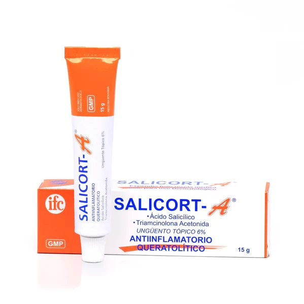 SALICORT A UNGUENTO 15 GR ACIDO SALICILICO+TRIAMCIONOLONA