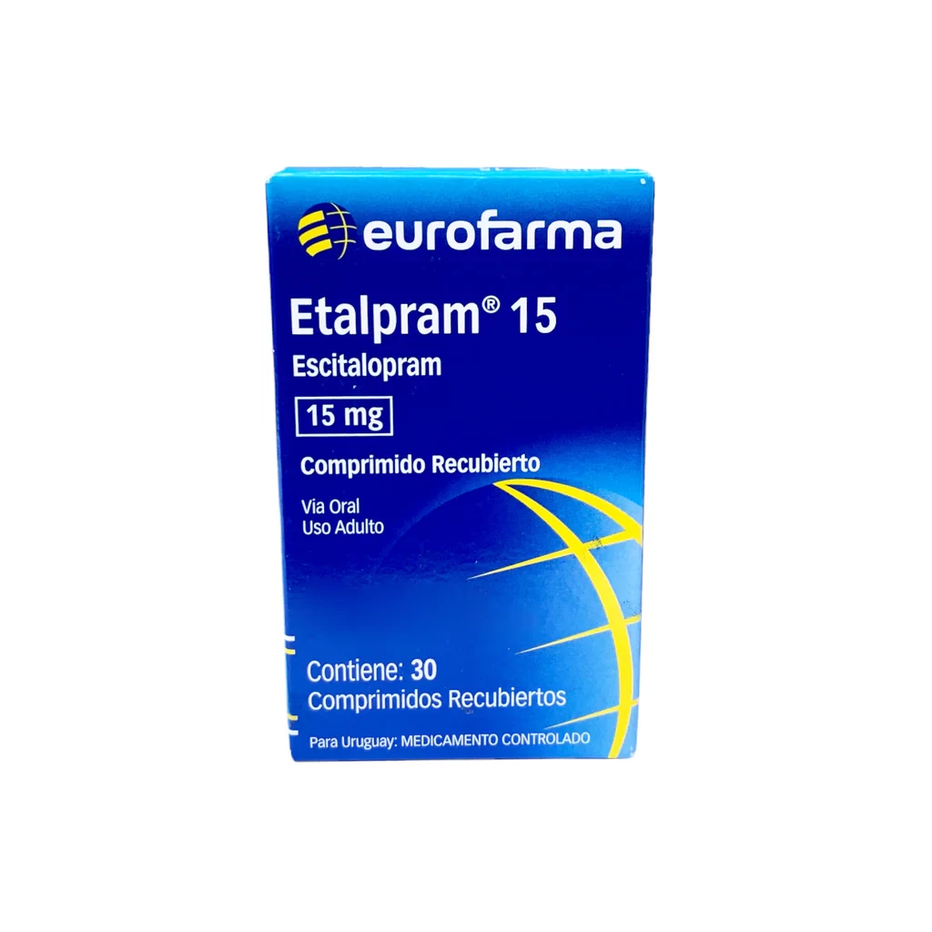 ETALPRAM 15 MG X 30 escitalopram