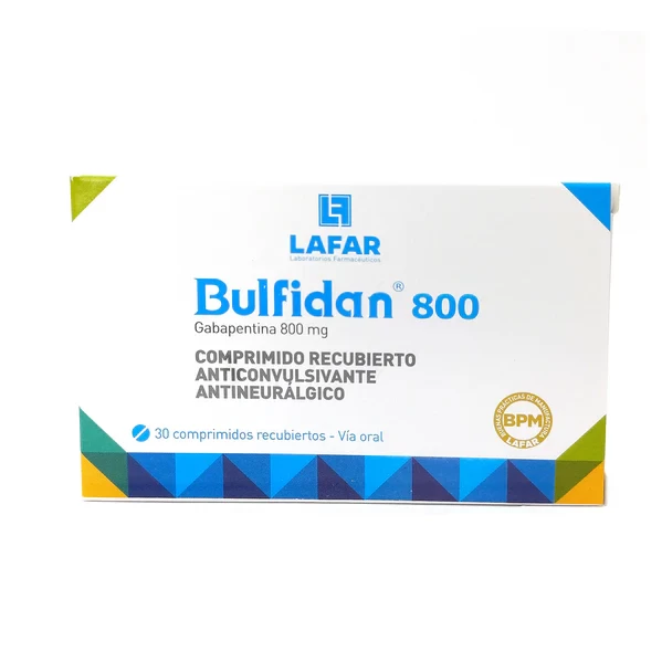 BULFIDAN 800MG (Gabapentina) X 30
