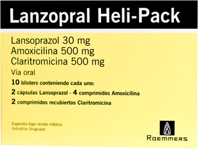 LANZOPRAL HELI-PACK X 14 BLISTER x 8 comprimidos