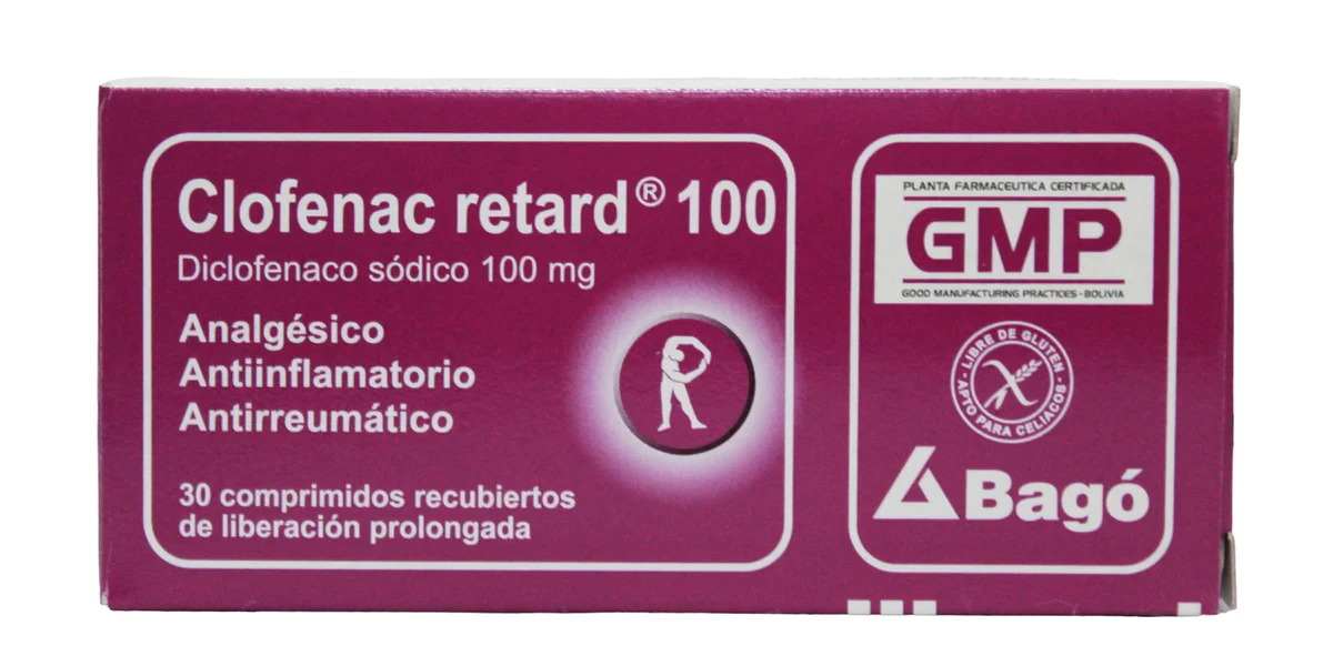 CLOFENAC RETARD 100 MG X 30