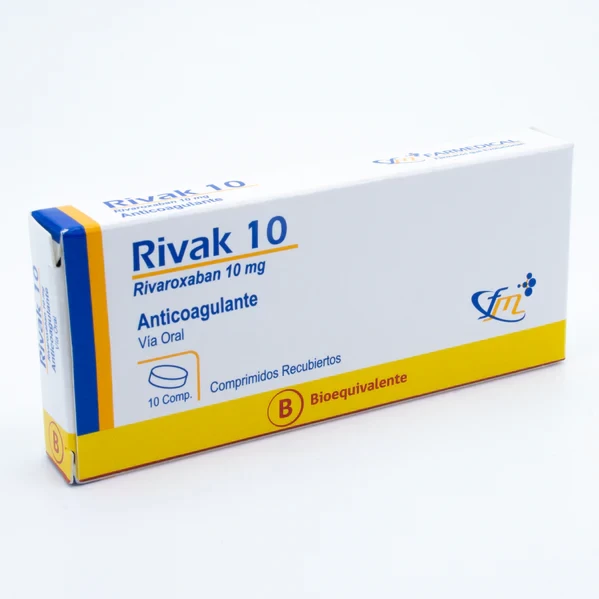 RIVAK 10 (RIVAROXABAN 10 MG) X 10 COMP