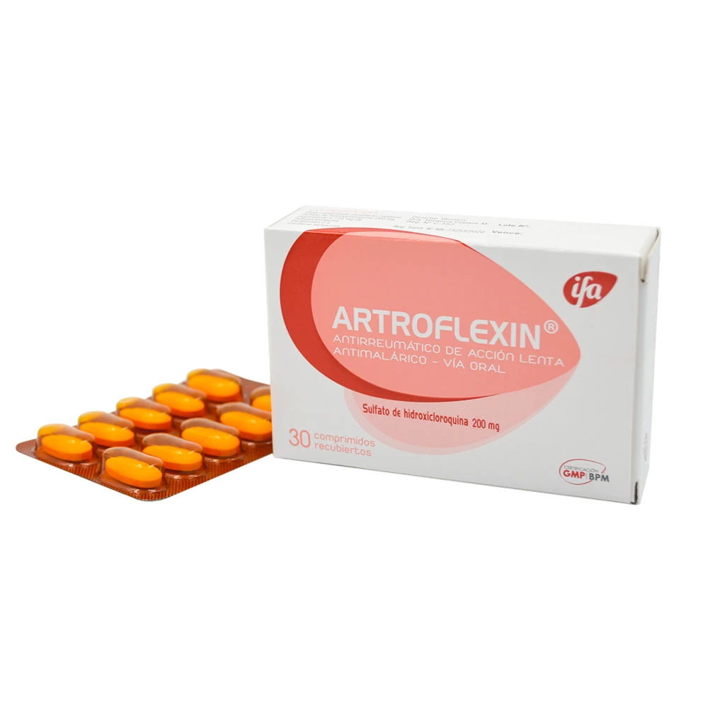 ARTROFLEXIN X 30 COMP ( HIDROXICLOROQUINA) 200 MG