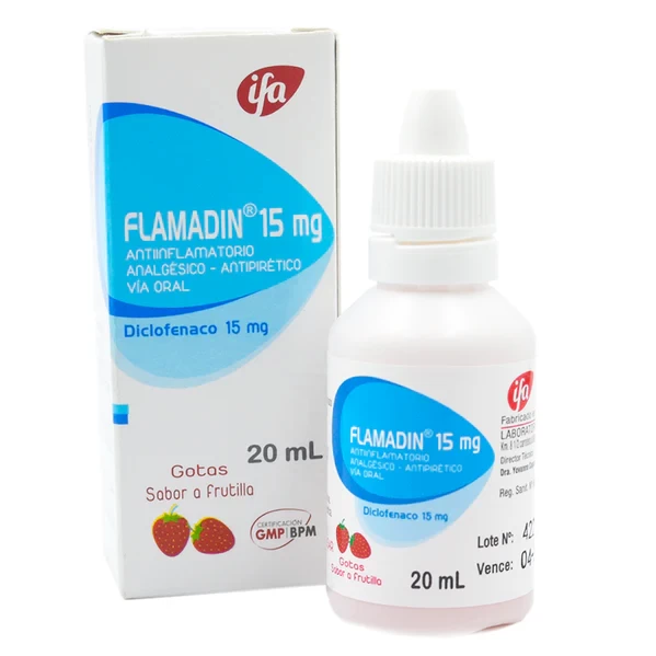 FLAMADIN 15mg GOTAS 20 ML. DICLOFENACO
