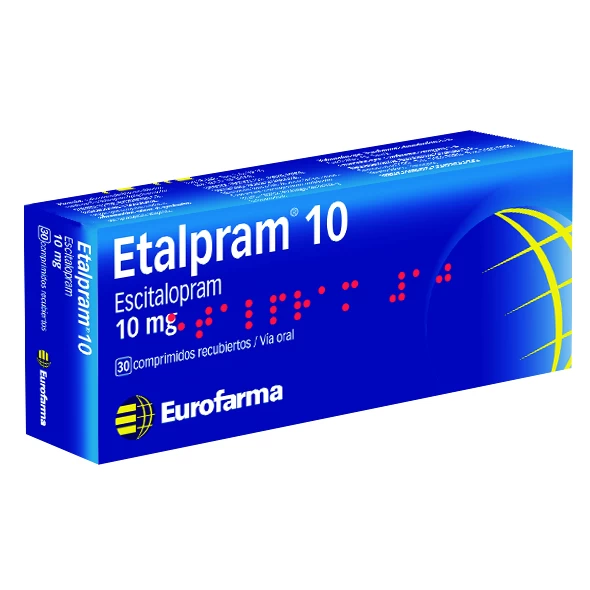 ETALPRAM 10 MG X 30 escitalopram