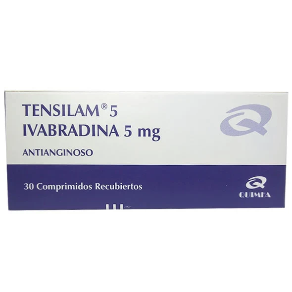 TENSILAM 5 MG X 30 IVABRADINA