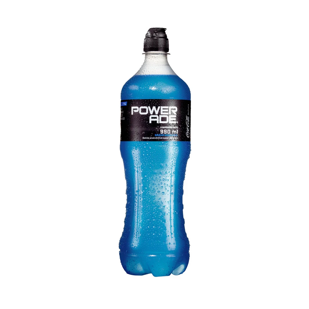 POWERADE SABOR MORA AZUL X 990 ML