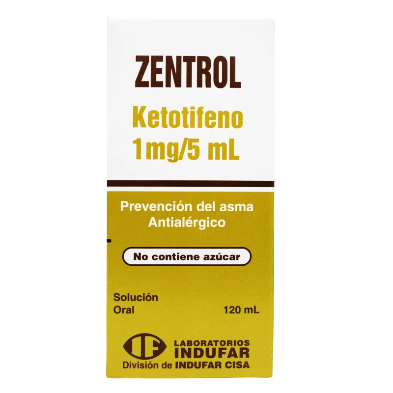 ZENTROL 120ml KETOTIFENO 1MG/5ML