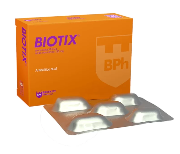 BIOTIX AMOXICILINA 875MG+ AC. CLABULAMICO125MG