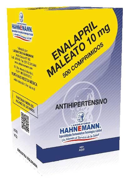 ENALAPRIL M. 10 MG X 500