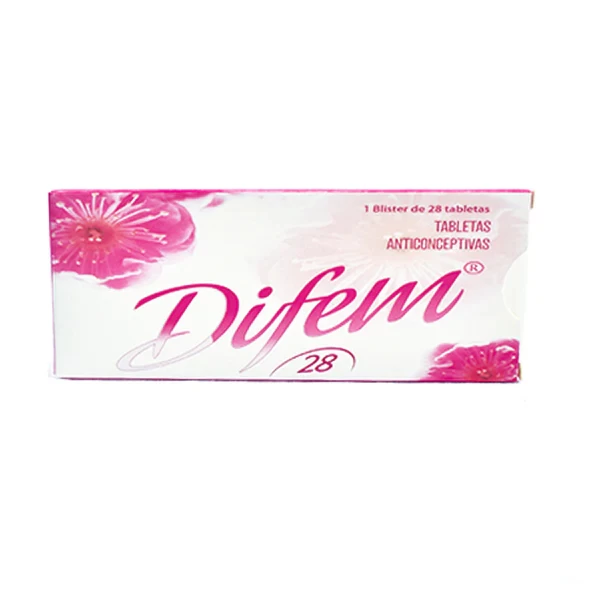 DIFEM 28 1 CICLO TABLETAS ANTICONCEPTIVAS