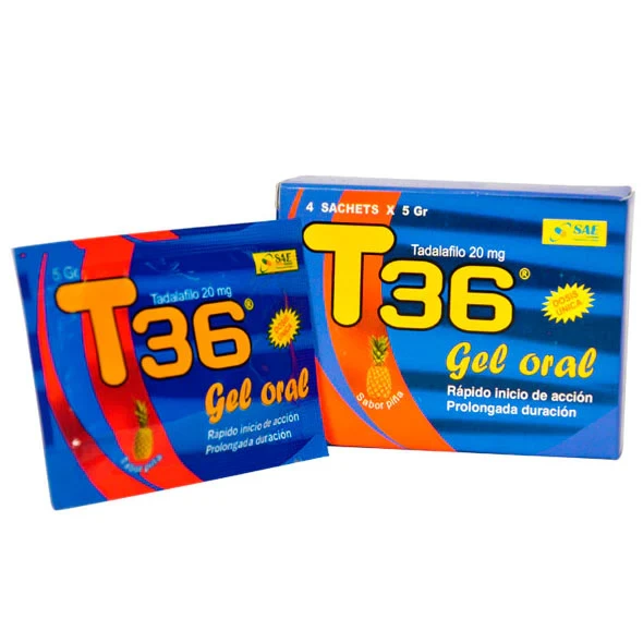 T 36 GEL ORAL 5 GR X 4 SACHET
