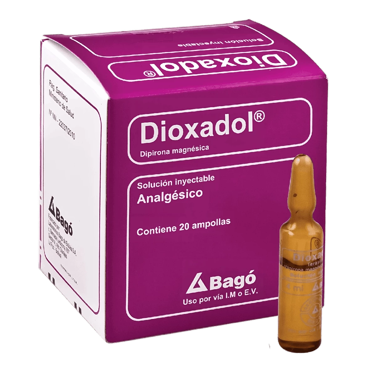 DIOXADOL 4 ML X 20