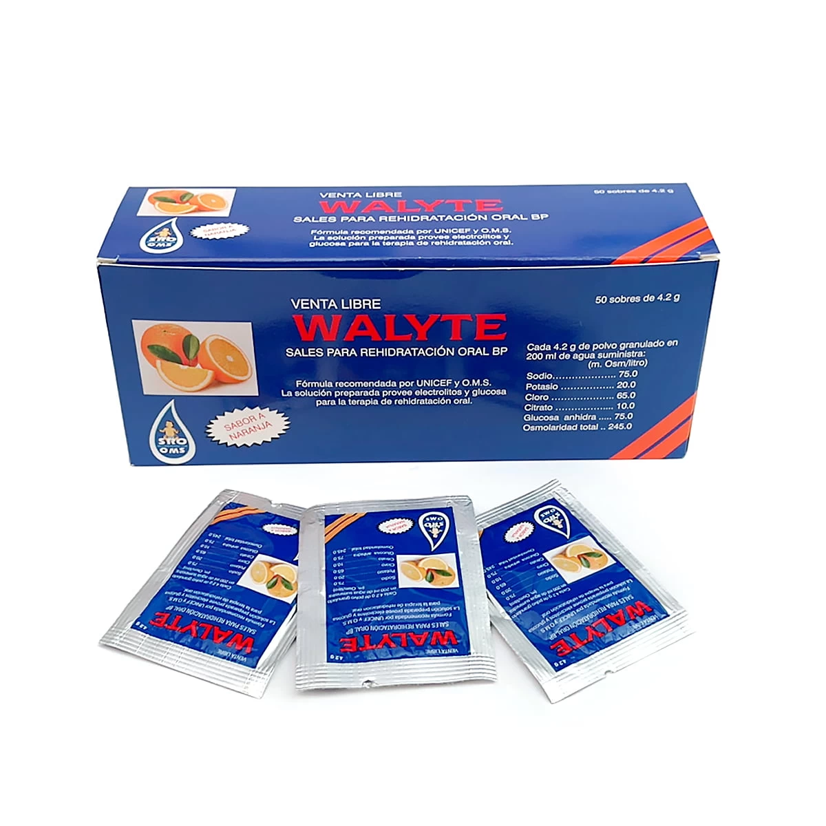 SUERO DE LA VIDA WALYTE 4.2 G X 50 SOBRES