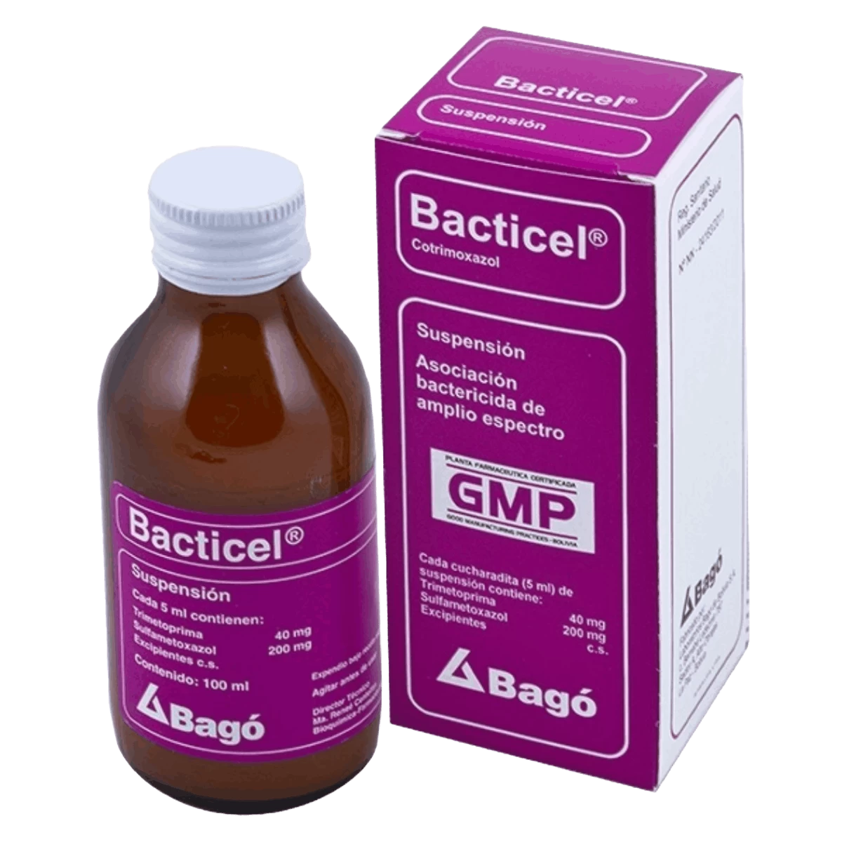 BACTICEL SUSPENSION 100 ML TRIM /SULFAMET