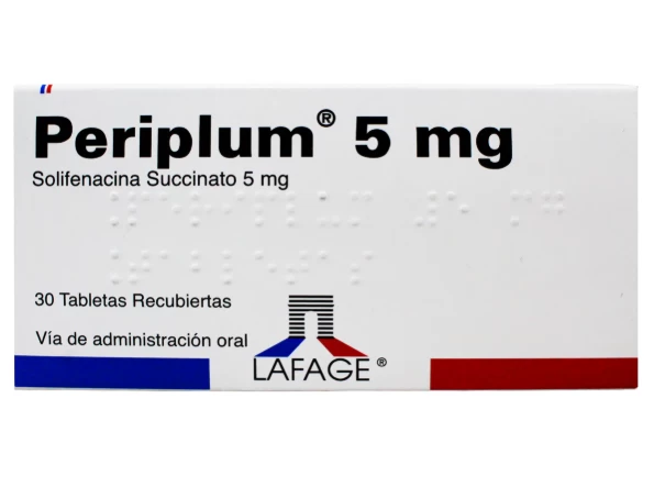 PERIPLUM 5 MG ( SOLIFENACINA SUCCINATO) X 30 TAB