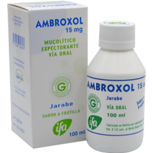 AMBROXOL JARABE 15 MG/5 ML 100ML PRODEXA