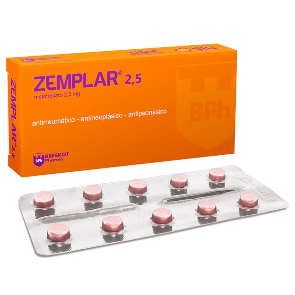 METOTREXATO-ZEMPLAR 2.5 X 20 COMP ( METROTEXATO)