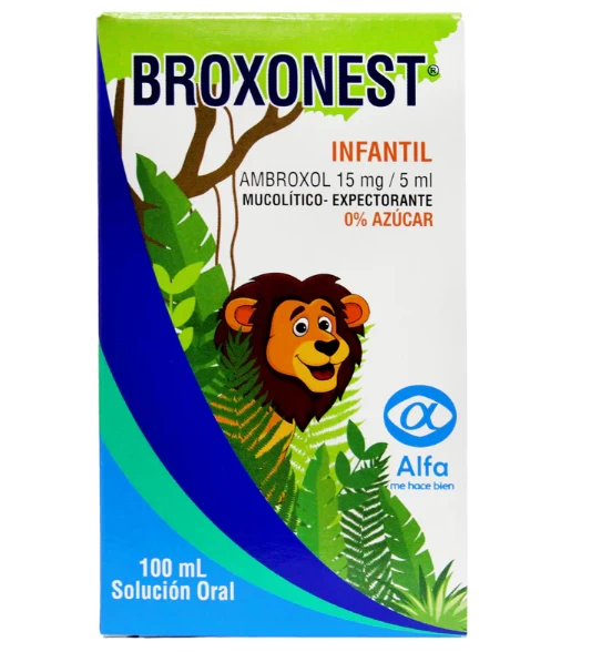 BROXONEST INFANTIL  X 100 ML ( AMBROXOL 15 MG/5 ML )
