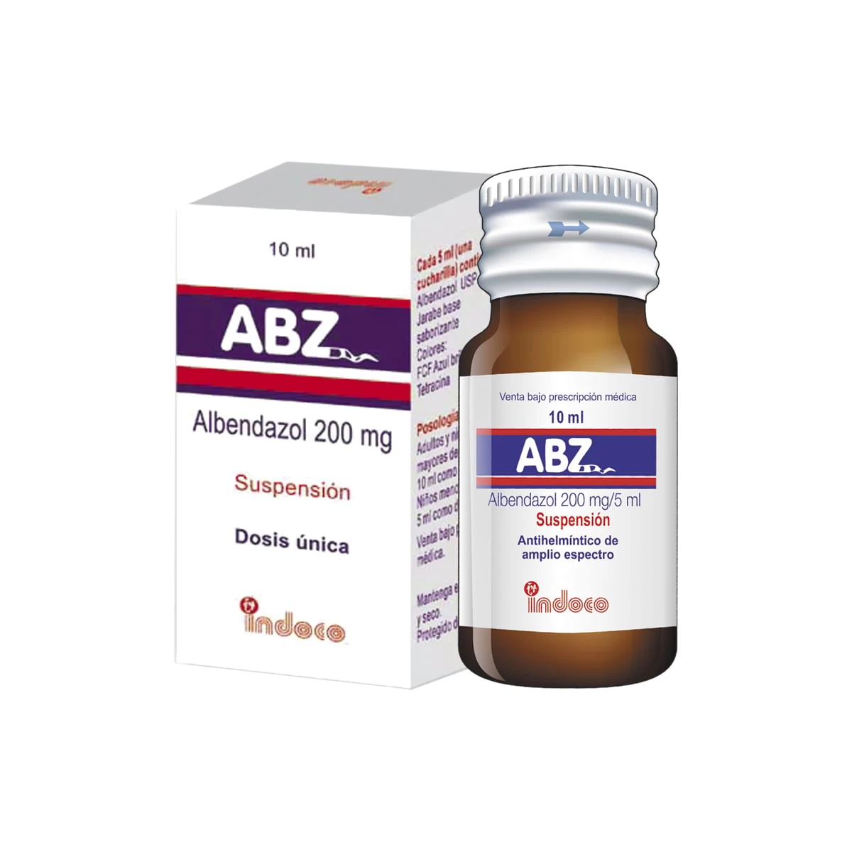 ALBENDAZOL SUSP. 200 MG 10 ML ( ABZ )