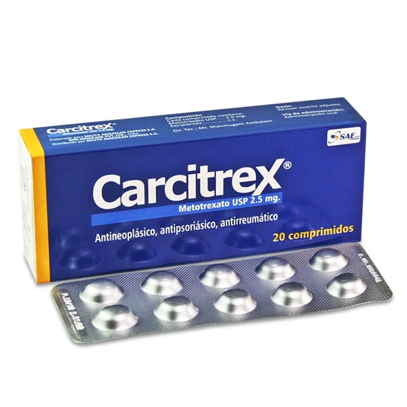 CARCITREX 2,5 MG X 20