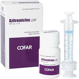AZITROMICINA 200 MG/5 ML SUSPENSION 30 ML COFAR