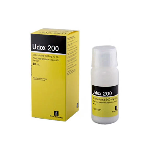 UDOX 200 MG/5 ML X 30 ML AZITROMICINA