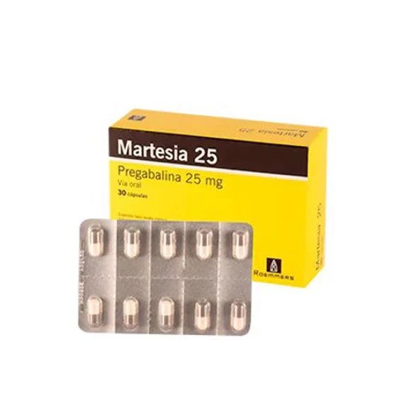 MARTESIA 25 MG X 30 (PREGABALINA