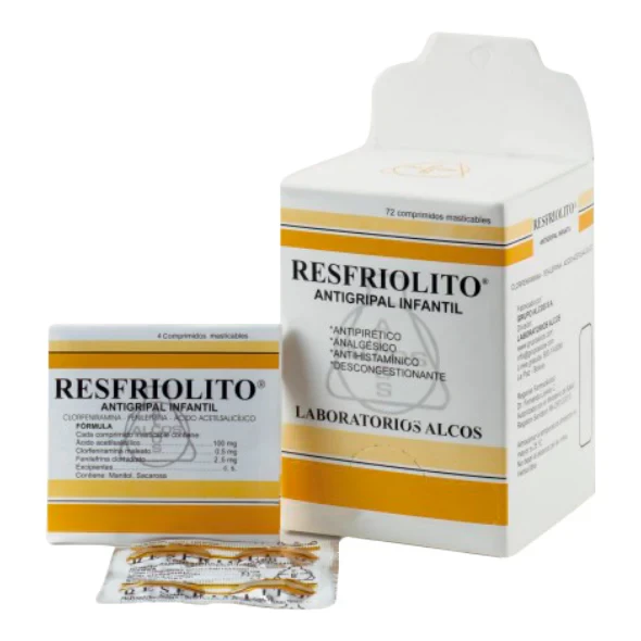 RESFRIOLITO MASTICABLES INFANTIL X 72 COMP
