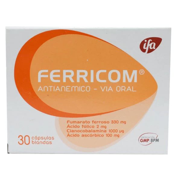 FERRICOM X 30caps antianemico
