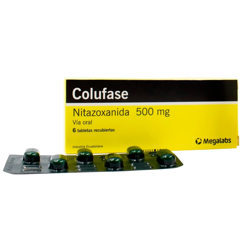 COLUFASE ( NITAZOXANIDA 500 MG ) X 6 TAB
