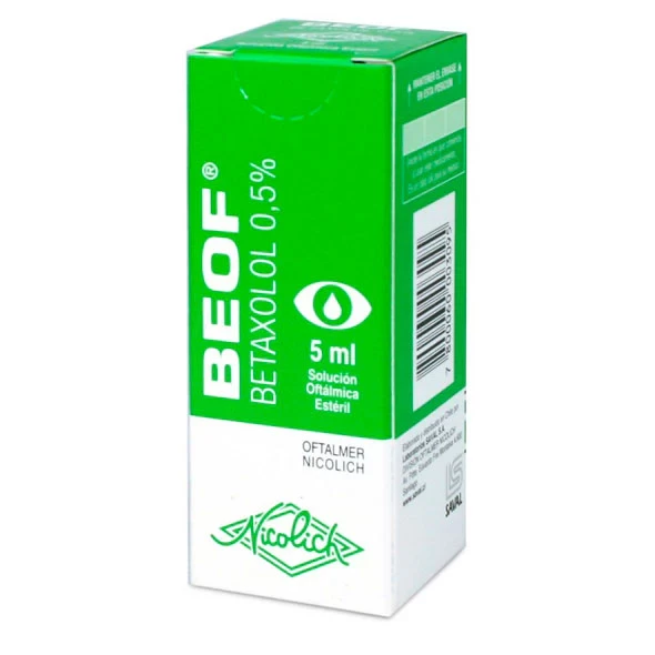 BEOF BETAXOLOL 0.5% COLIRIO X 5 ML