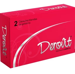 DEROVIT VITAMINA D3 50000 U.I.  X2 CAPSULAS C/U
