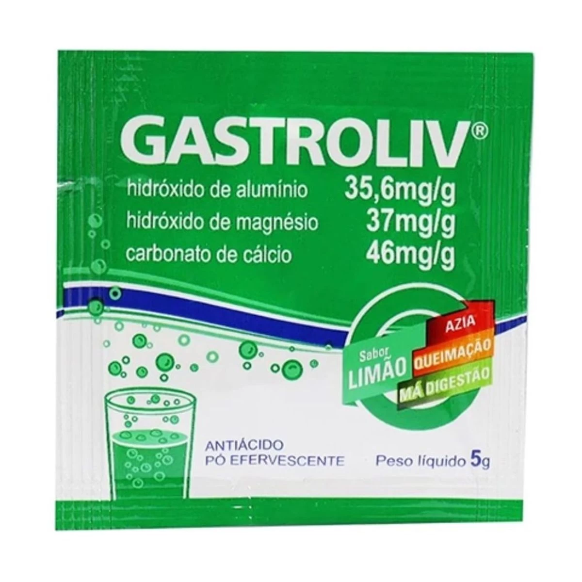 ANTIACIDO GASTROLIV SOBRE SABOR LIMON