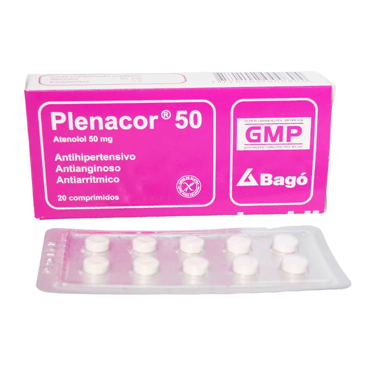 PLENACOR 50 MG. X 20 ATENOLOL
