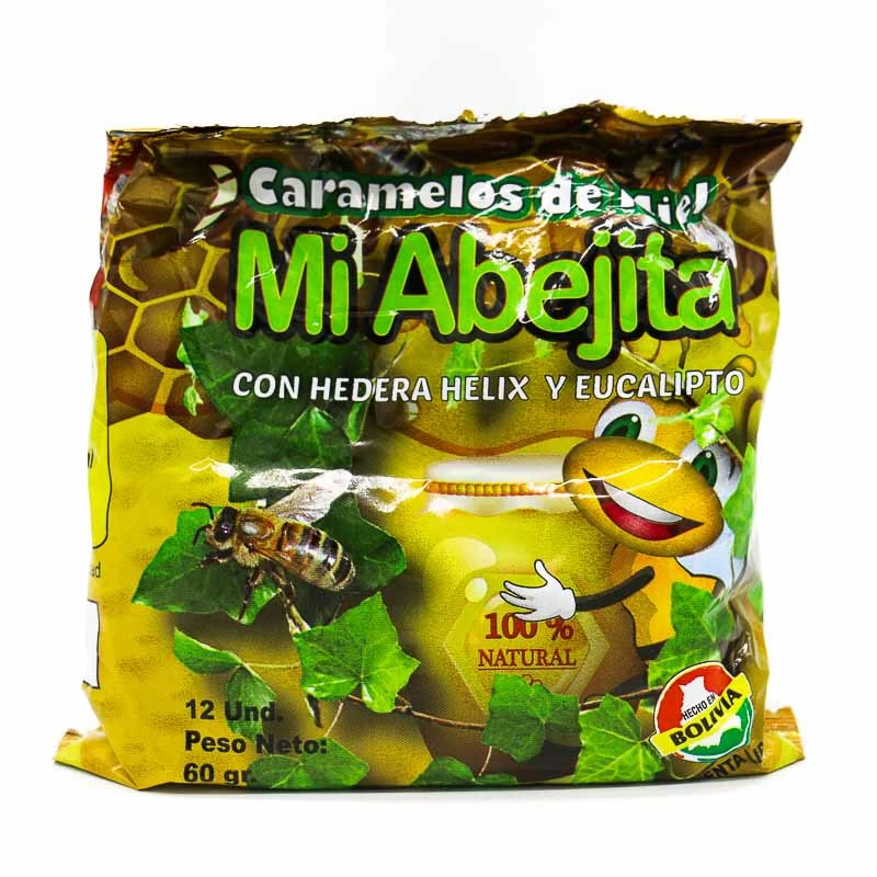 PASTILLAS MI ABEJITA (HEDERA helix Y EUCALIPTO) 60 gr.