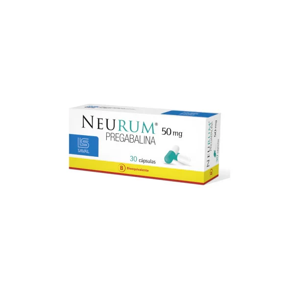 NEURUM 50 MG X 30 (PREGABALINA)