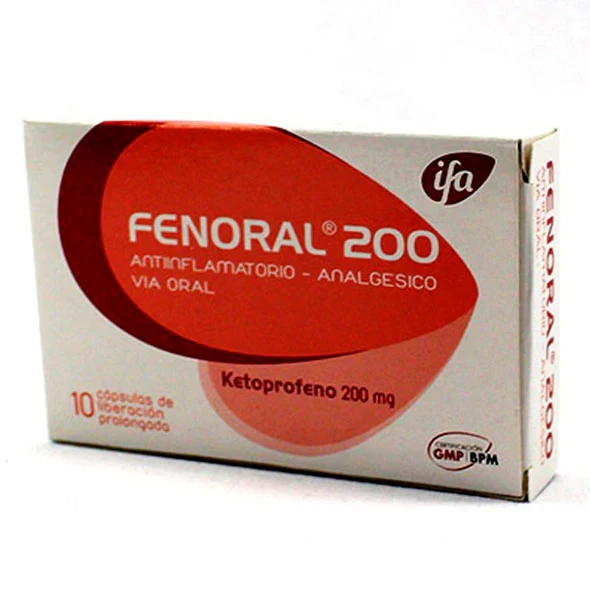 FENORAL 200 MG X 10 CAP