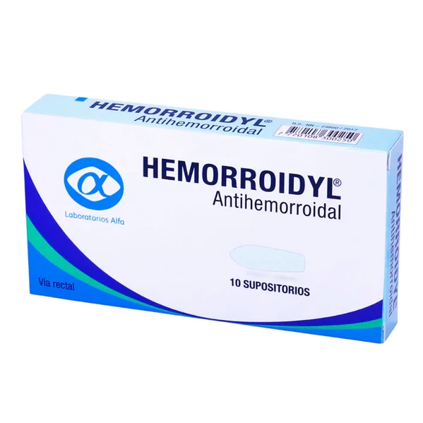 HEMORROIDYL x 10 (HIDROCORTISONA/BISMUTO/BEMZOCAINA)