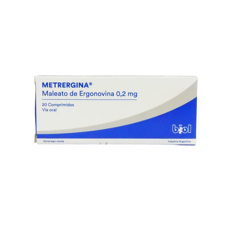 METRERGINA X 20 COMP MALEATO DE ERGONOVINA