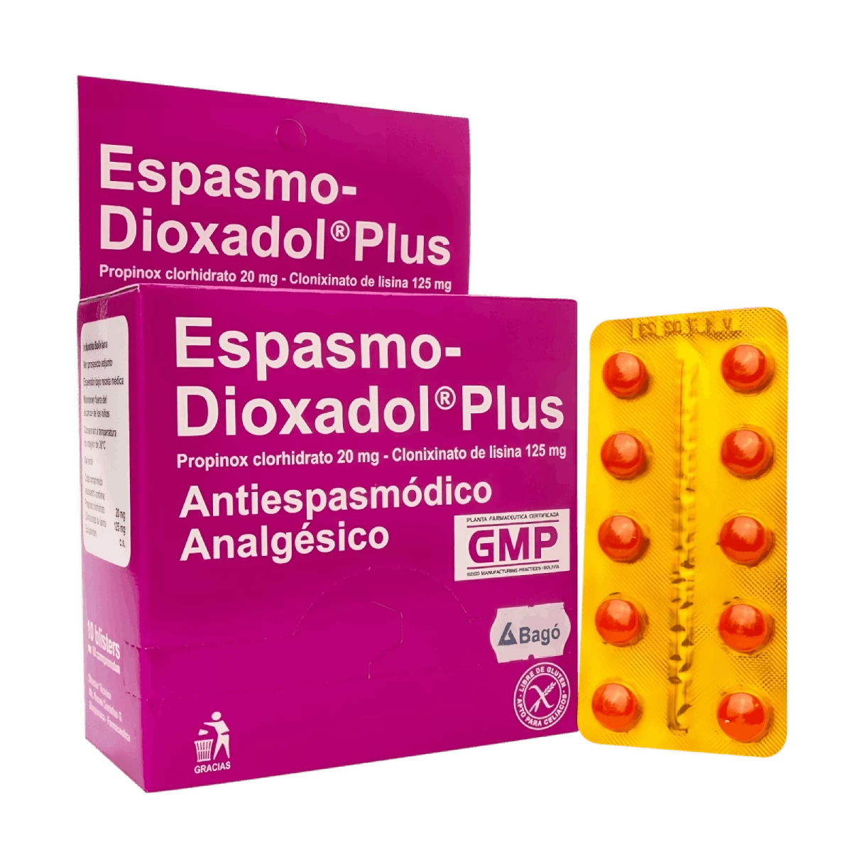 ESPASMO DIOXADOL PLUS X 100 COMP
