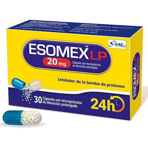 ESOMEX LP 20 MG X 30 CAP